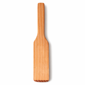 Handmade Cherry Wood Spurtle – Wooden Stirring Spatula
